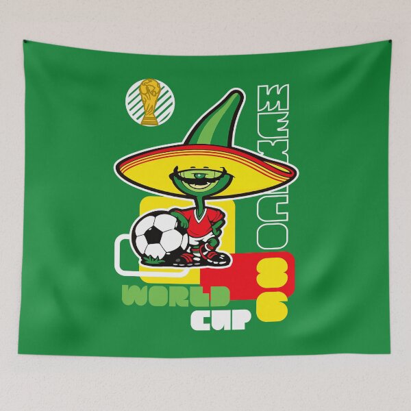 Item preview, Retro Pique- World Cup Mexico 86 designed and sold by Sarcastic Panda.