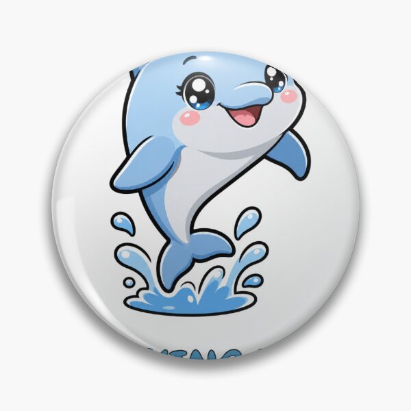 Item preview, Making Waves Cute Kawaii Dolphin Summer designed and sold by BoosterShop.