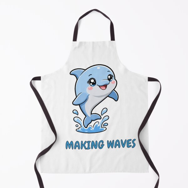 Item preview, Making Waves Cute Kawaii Dolphin Summer designed and sold by BoosterShop.