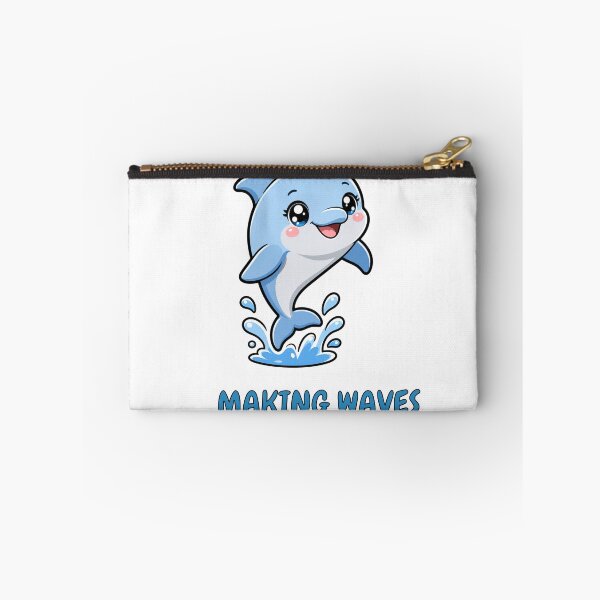 Item preview, Making Waves Cute Kawaii Dolphin Summer designed and sold by BoosterShop.