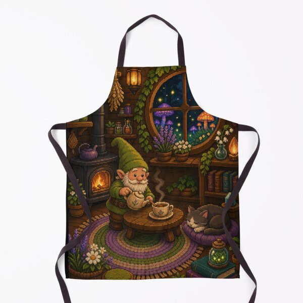 Item preview, Firelight Tea in the Gnome's Woodland Study designed and sold by Sketchlegacy.