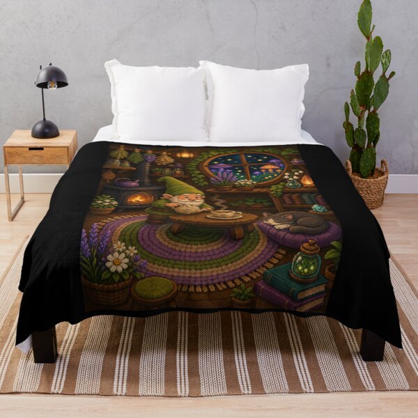 Item preview, Firelight Tea in the Gnome's Woodland Study designed and sold by Sketchlegacy.