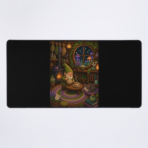 Item preview, Firelight Tea in the Gnome's Woodland Study designed and sold by Sketchlegacy.