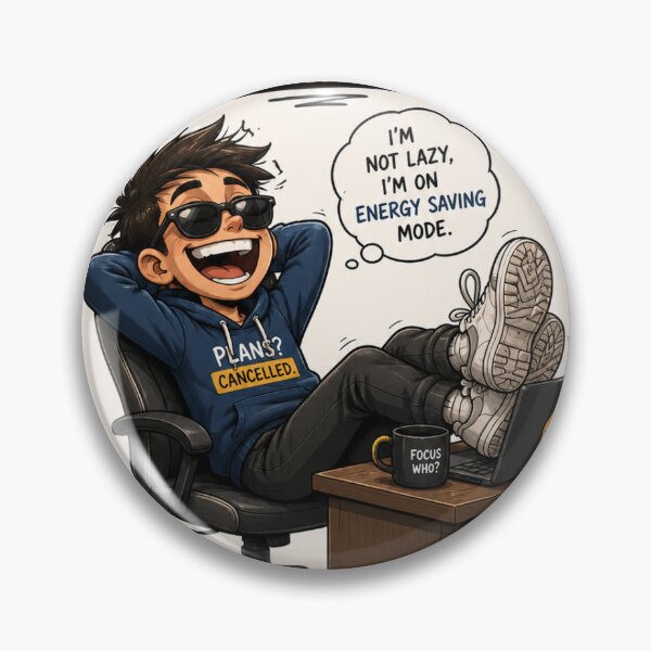 Item preview, CEO of Procrastination Funny Lazy Office Sticker designed and sold by BLOOMVELLE.