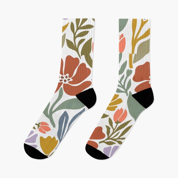 Item preview, Modern Abstract Flower Shapes – Minimalist Botanical Surface Pattern Design designed and sold by Softbear Atelier.