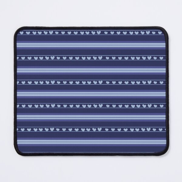 Item preview, Dark Blue & Light Blue Hearts in Stripe designed and sold by KSimpson838.
