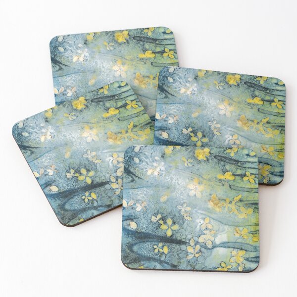 Item preview, Hydrangea Flower Wet Cyanotype Botanical Wall Art Print by Nicole Giger designed and sold by NicoleGiger.Studio.