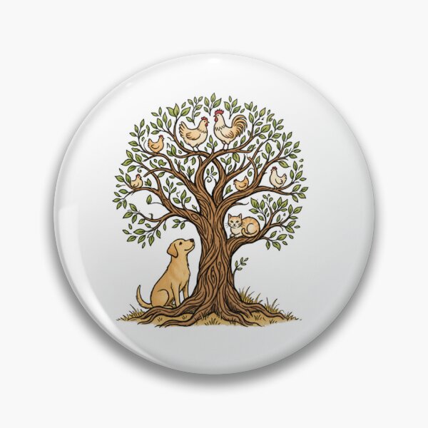 Item preview, The happy animal tree designed and sold by Designfs.