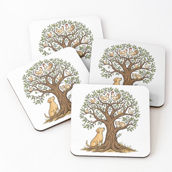Item preview, The happy animal tree designed and sold by Designfs.
