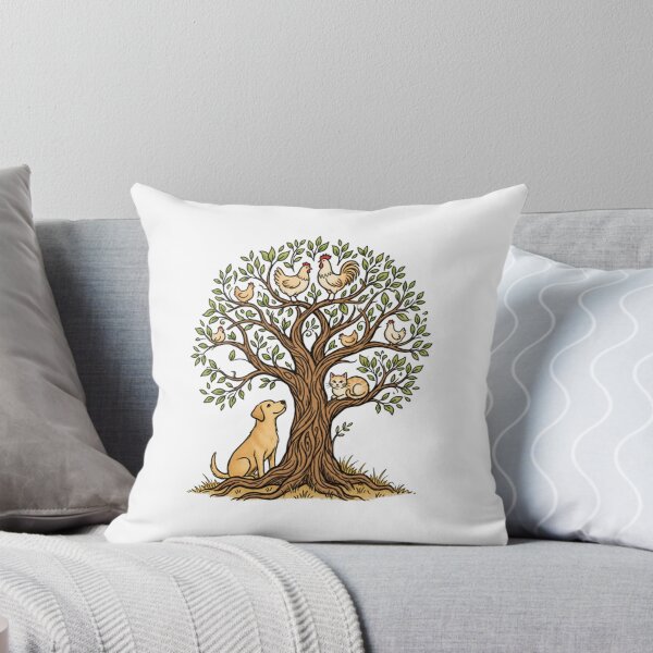 Item preview, The happy animal tree designed and sold by Designfs.