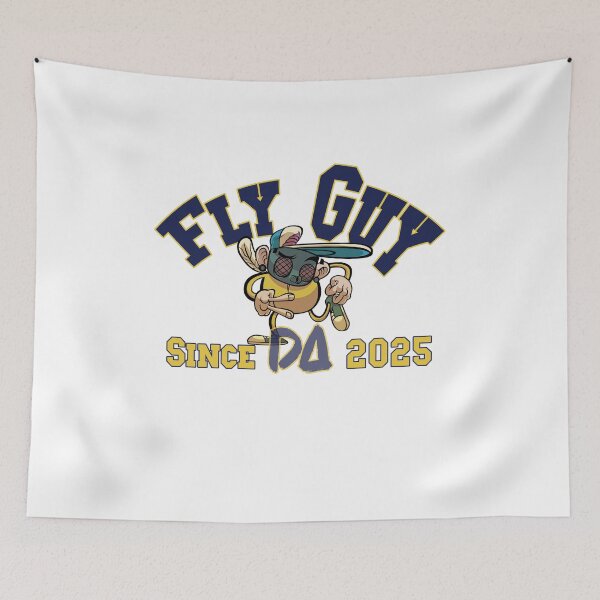 Item preview, Fly Guy Vintage Varsity Mascot Cool Housefly Hip Hop Athletic College Streetwear Graphic designed and sold by DesignArtist.ia.