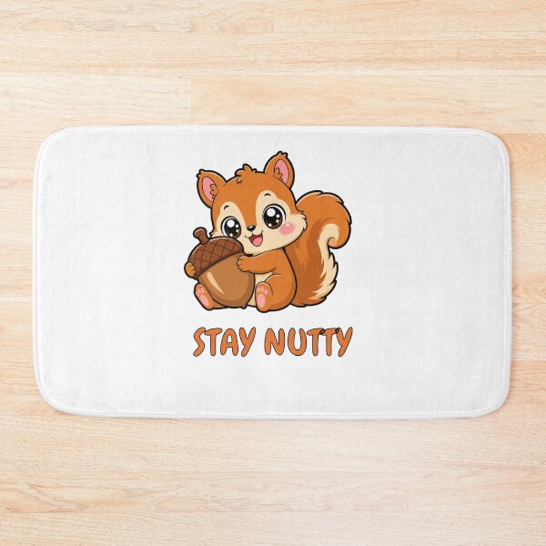 Item preview, Stay Nutty Cute Kawaii Squirrel with Acorn designed and sold by BoosterShop.
