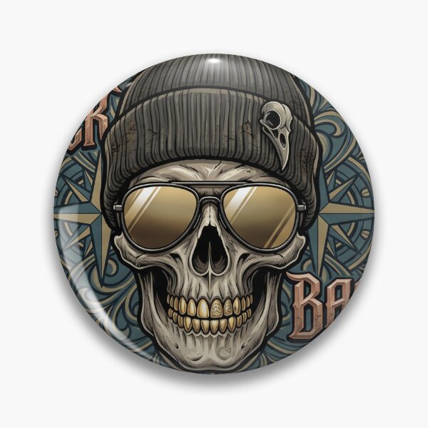 Item preview, Back Off Skull Vintage Streetwear Biker Style Sticker designed and sold by MAStrends.