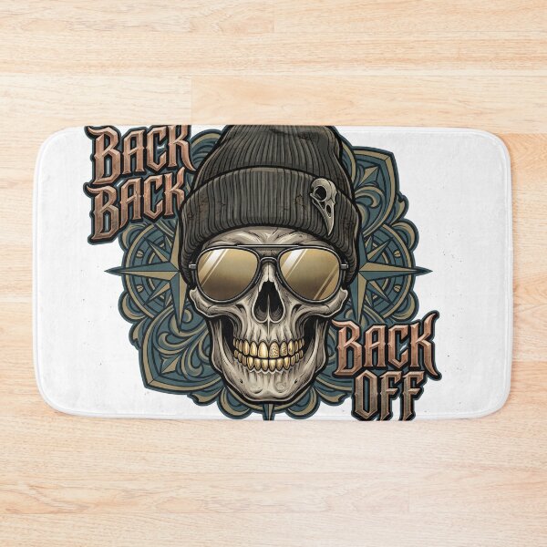 Item preview, Back Off Skull Vintage Streetwear Biker Style Sticker designed and sold by MAStrends.