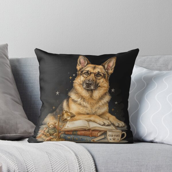 Item preview, German Shepherds Books and Dogs Make Me Happy designed and sold by Cute & Sassy Custom Gifting Boutiques.