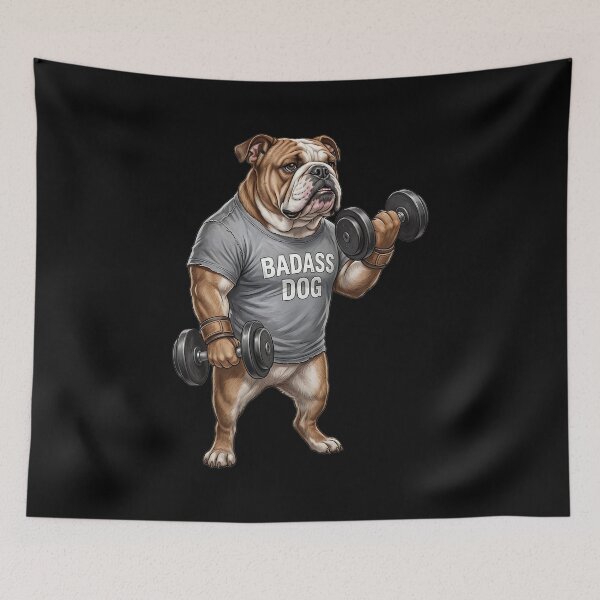Item preview, Dog does weight training designed and sold by ReneMM.