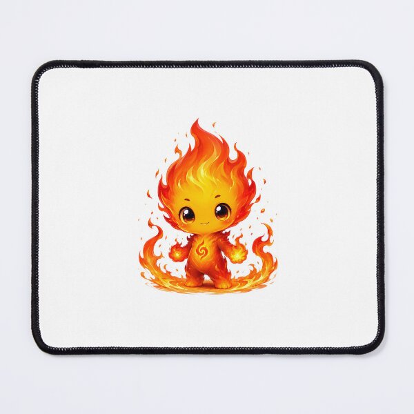 Item preview, Kawaii Fire Spirit designed and sold by Lolilas.