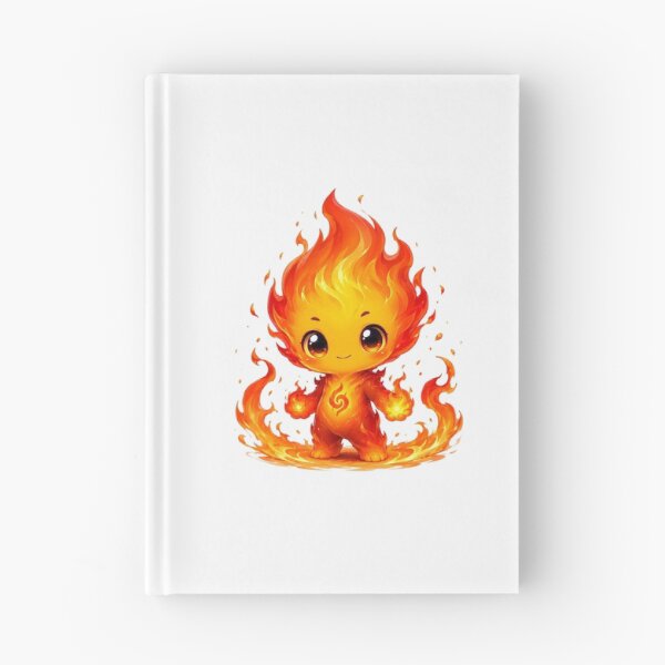 Item preview, Kawaii Fire Spirit designed and sold by Lolilas.