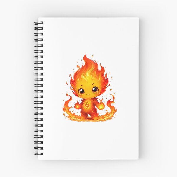 Item preview, Kawaii Fire Spirit designed and sold by Lolilas.