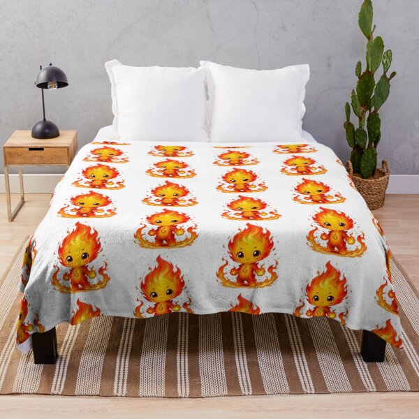 Item preview, Kawaii Fire Spirit designed and sold by Lolilas.