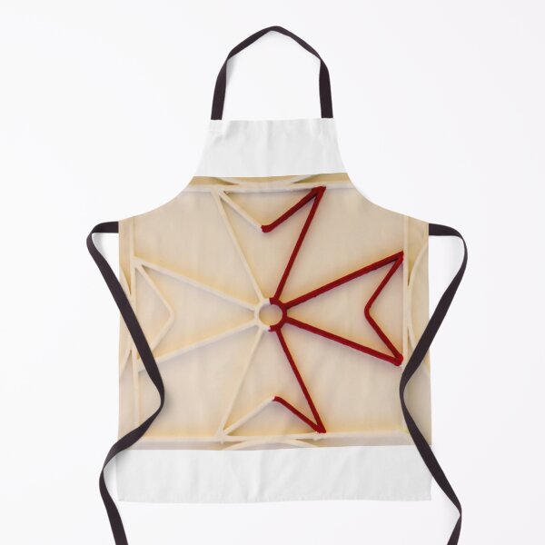 Item preview, Abstract Geometric Red And White Pattern With Symmetrical Star Shape And Minimal Design designed and sold by Nmallia.