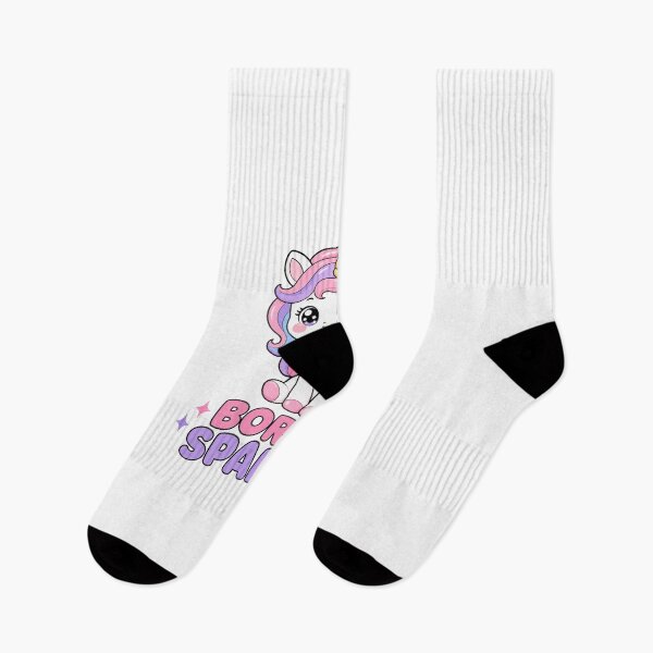 Item preview, Born To Sparkle Cute Kawaii Unicorn with Saying designed and sold by BoosterShop.