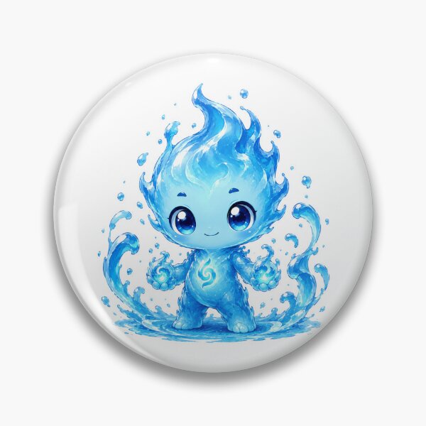 Item preview, Kawaii Water Spirit designed and sold by Lolilas.
