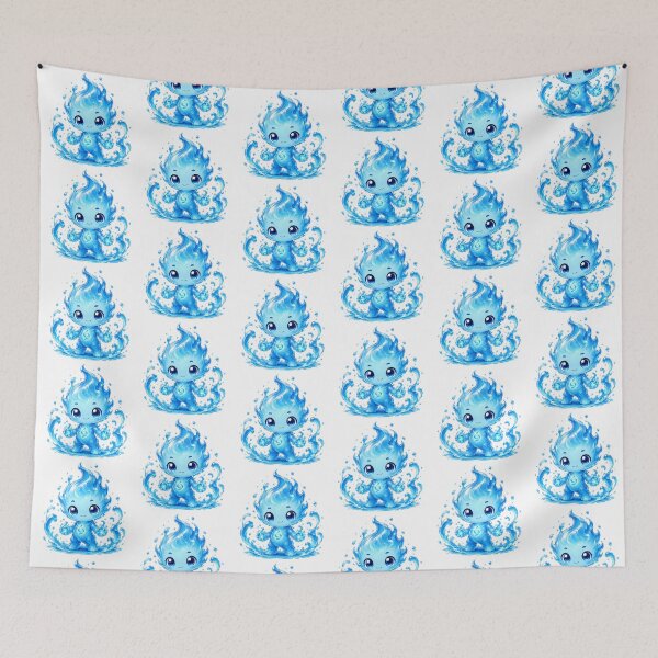 Item preview, Kawaii Water Spirit designed and sold by Lolilas.