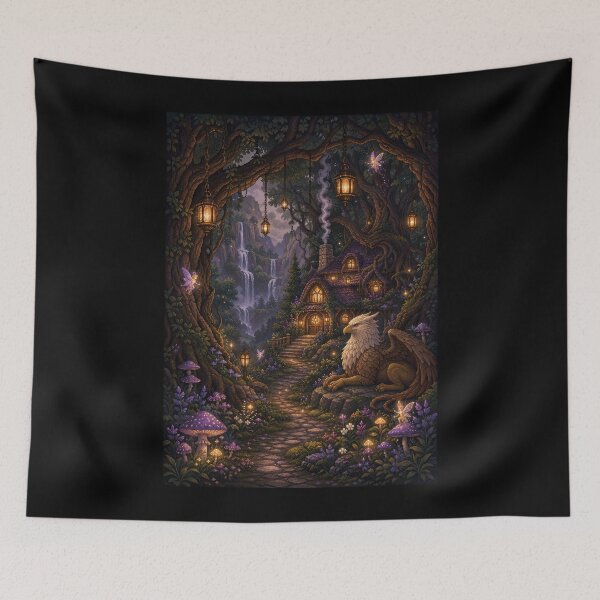 Item preview, Griffin Sanctuary in the Lanternwood Forest  designed and sold by Sketchlegacy.