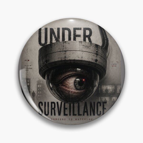 Item preview, Under Surveillance Poster designed and sold by TheHumanFreq.