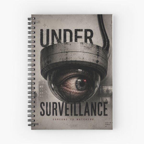 Item preview, Under Surveillance Poster designed and sold by TheHumanFreq.