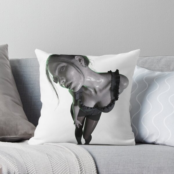 Item preview, Young woman in black dress leaning as transparent PNG designed and sold by Creative88Art.