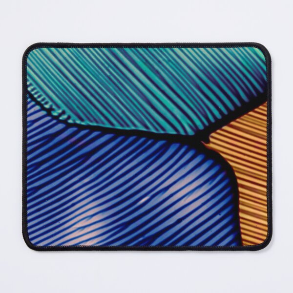 Item preview, Abstract Blue Teal Gold Textured Line Art designed and sold by BuckaBaby.