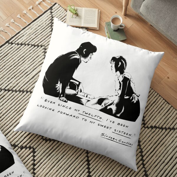 Sixteen Candles Floor Pillow