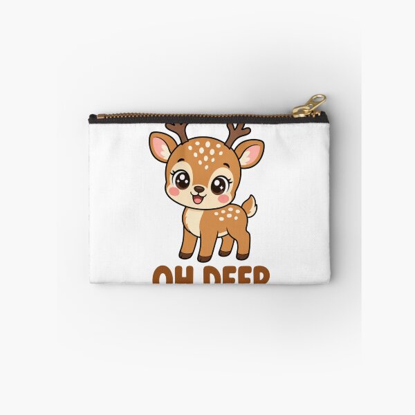 Item preview, Oh Deer Cute Kawaii Fawn with Saying designed and sold by BoosterShop.