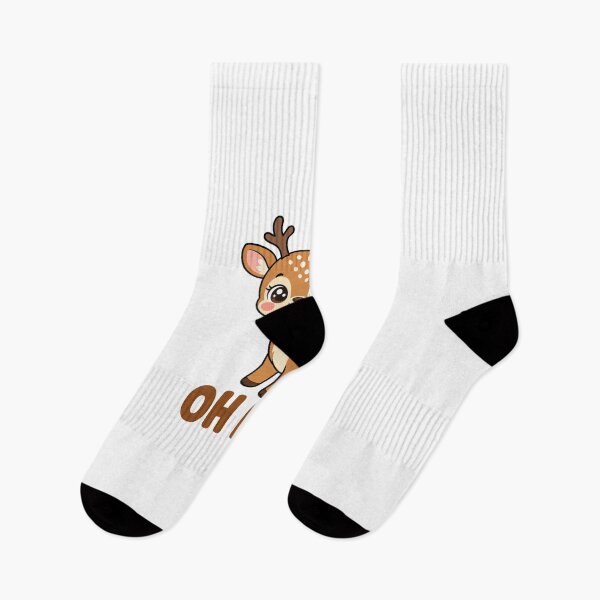 Item preview, Oh Deer Cute Kawaii Fawn with Saying designed and sold by BoosterShop.