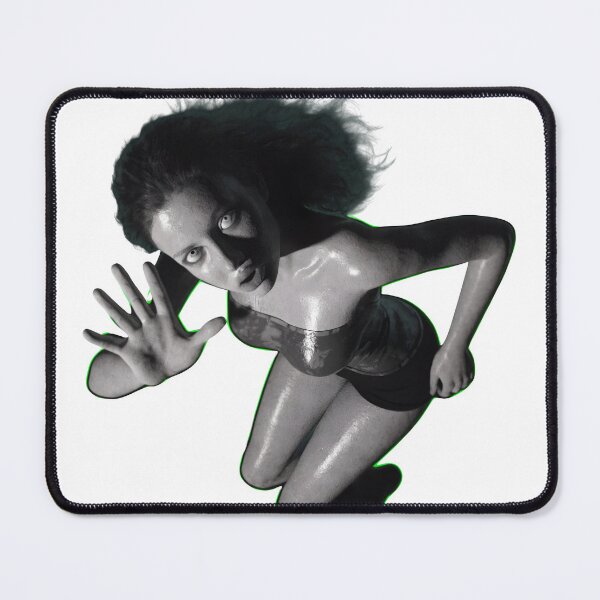 Item preview, Woman with wet appearance kneeling as transparent object designed and sold by Creative88Art.