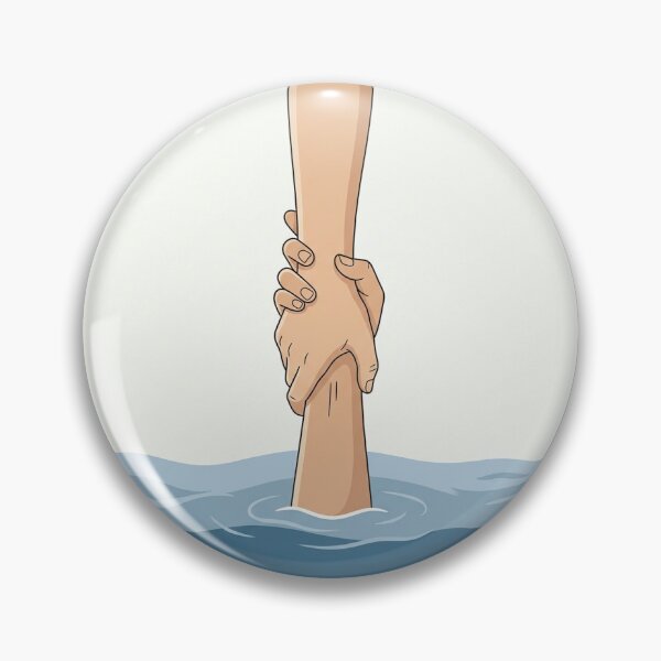 Item preview, Helping Hand – Hope & Support Illustration designed and sold by Figurimania.