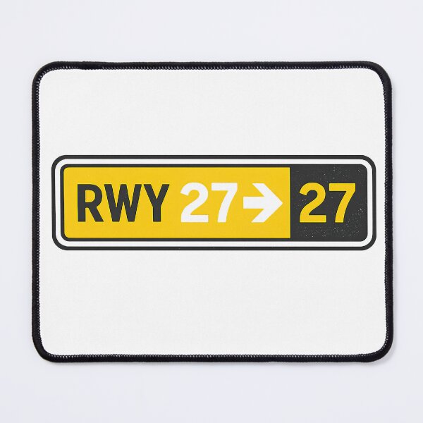 Item preview, An airport runway-sign design for pilots who love authentic taxiway and airfield signage designed and sold by EMaviation_.