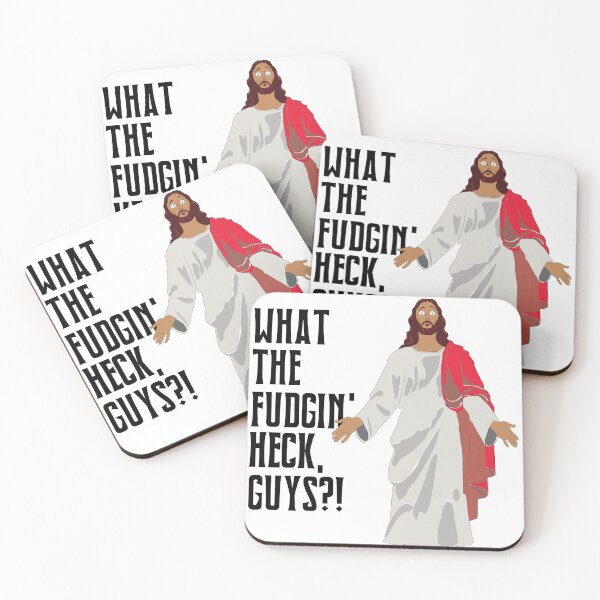 Item preview, What the Fudgin' Heck Guys Jesus Design designed and sold by All in Good Fun.