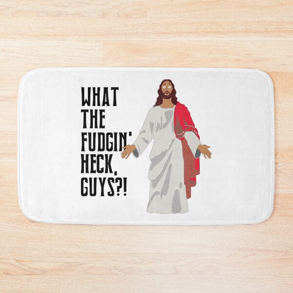 Item preview, What the Fudgin' Heck Guys Jesus Design designed and sold by All in Good Fun.