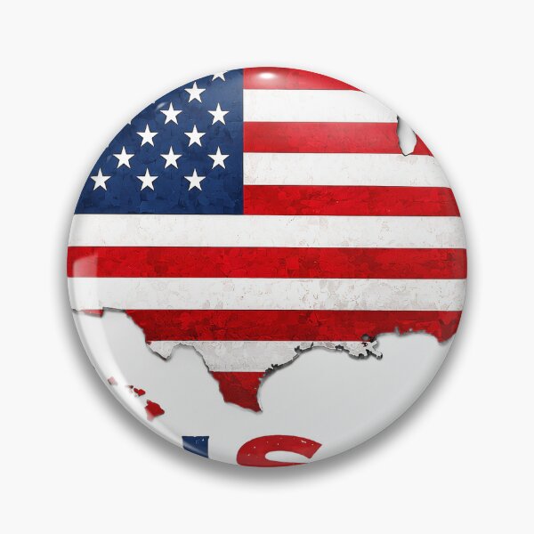 Item preview, USA Map with National Flag Design designed and sold by ali prints.