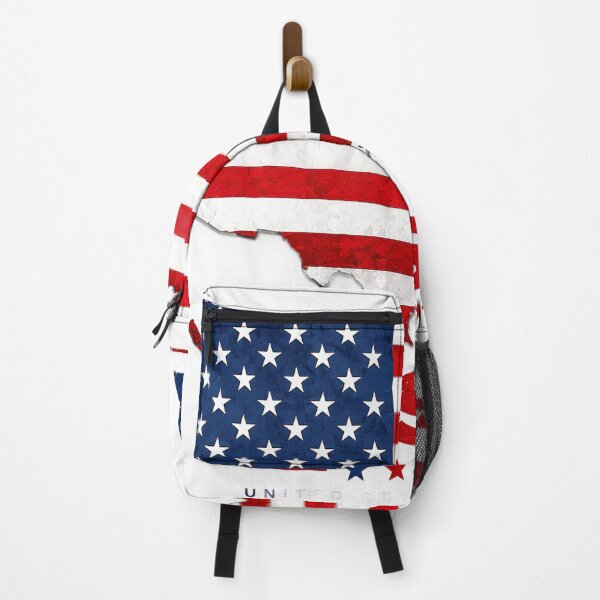 Item preview, USA Map with National Flag Design designed and sold by ali prints.