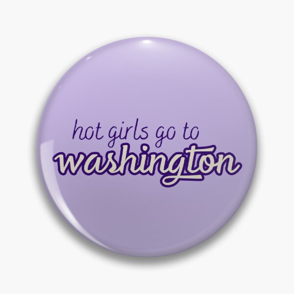Item preview, Hot Girls Go To Washington Purple text  designed and sold by titanic415.