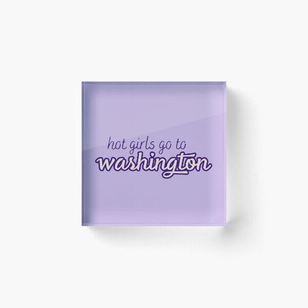 Item preview, Hot Girls Go To Washington Purple text  designed and sold by titanic415.