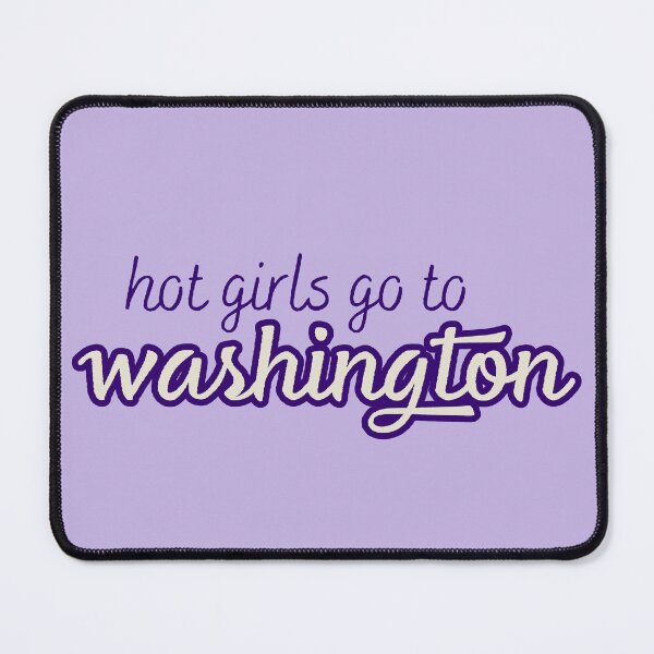 Item preview, Hot Girls Go To Washington Purple text  designed and sold by titanic415.