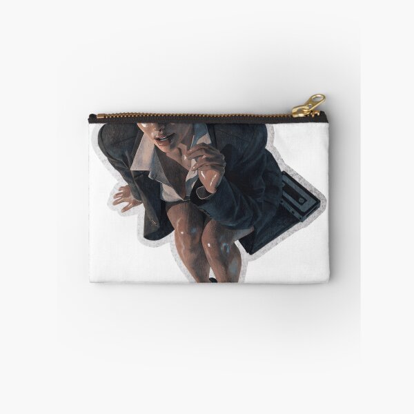 Item preview, Confused businesswoman sitting with as transparent object designed and sold by Creative88Art.