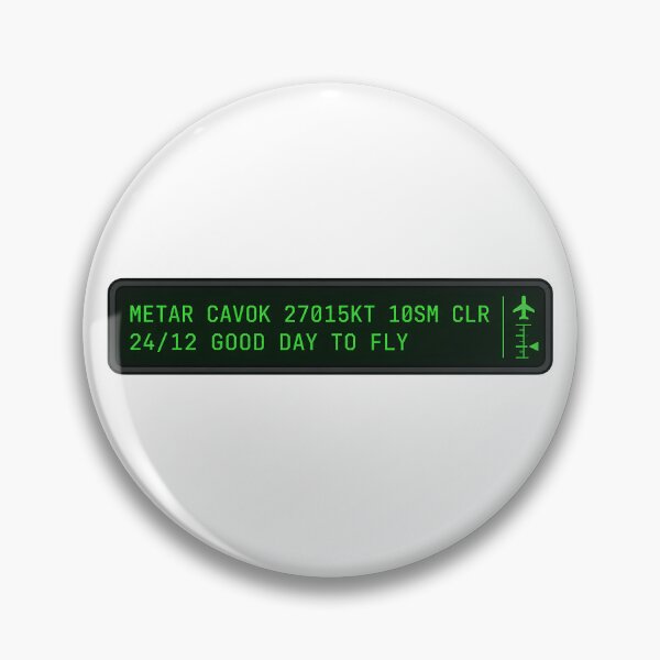 Item preview, METAR Weather Report Aviation Typography Cockpit Display Minimalist Pilot Gift designed and sold by EMaviation_.