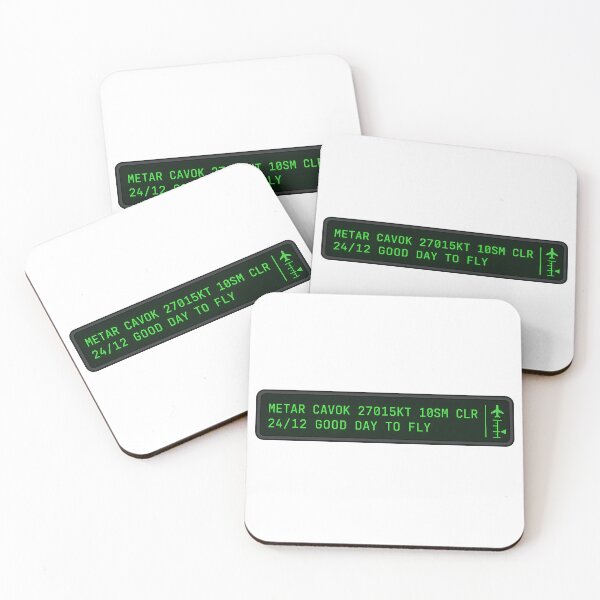 Item preview, METAR Weather Report Aviation Typography Cockpit Display Minimalist Pilot Gift designed and sold by EMaviation_.