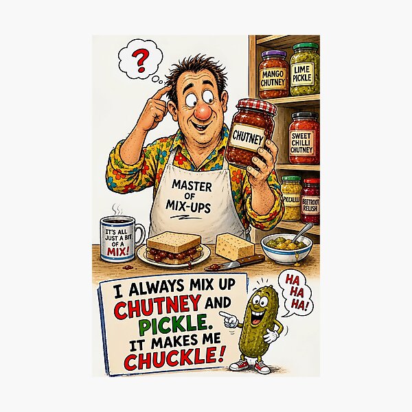 Item preview, Chutney Pickle Joke designed and sold by stevepriest.